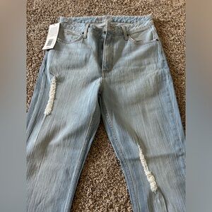 Kimes Ranch Light Blue Distressed Women Jeans